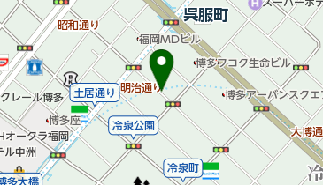 店屋町の地図画像