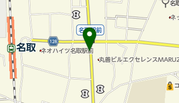 名取駅前の地図画像