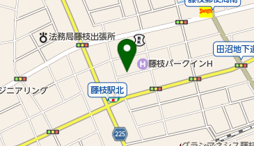 リパーク藤枝駅前2丁目の地図画像