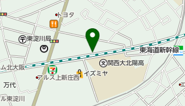 リパーク上新庄2丁目の地図画像