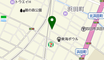リパーク四日市浜田町の地図画像