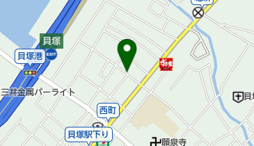 リパーク貝塚北町の地図画像