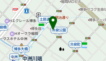 博多土居通ひさやの地図画像