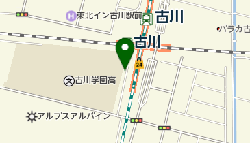 リパーク古川駅前の地図画像