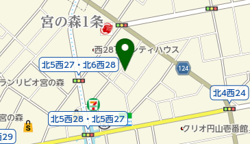 リパーク札幌北6西26の地図画像