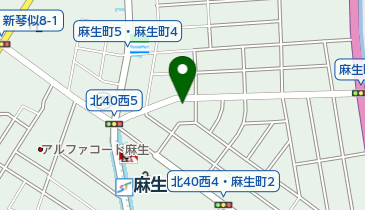 リパーク札幌麻生町2丁目の地図画像