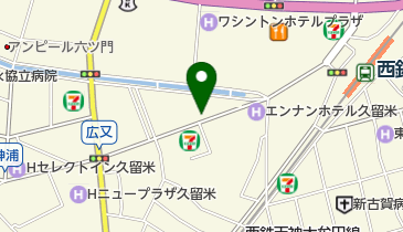 久留米東町第8の地図画像