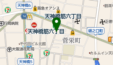 リパーク天六東第5の地図画像