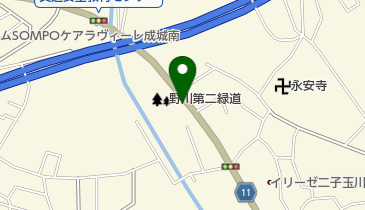 リパーク世田谷大蔵6丁目の地図画像
