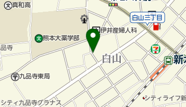 熊本白山1丁目第3の地図画像