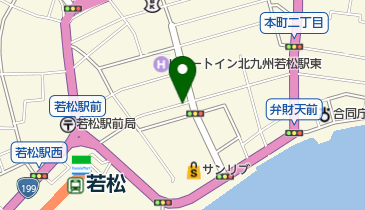 リパーク若松本町3丁目の地図画像