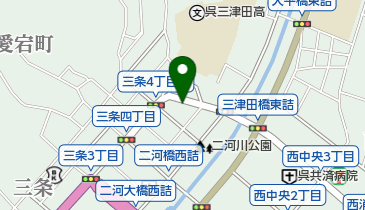 リパーク呉三条4丁目第2の地図画像