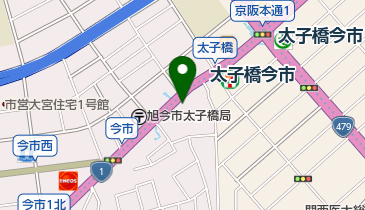 リパーク太子橋今市駅前第2の地図画像