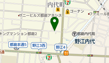 リパーク内代町1丁目第6の地図画像