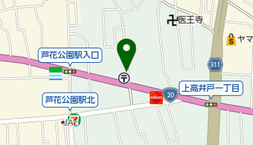 リパーク上高井戸1丁目第3の地図画像