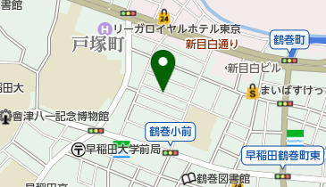 リパーク早稲田鶴巻町第8の地図画像