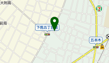 リパーク五本木3丁目の地図画像