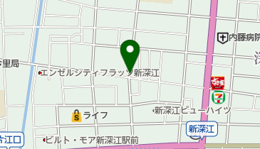 リパーク深江南1丁目の地図画像