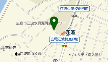 マックスバリュ江波店駐車場の地図画像