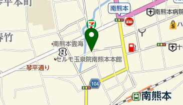 リパーク南熊本5丁目の地図画像