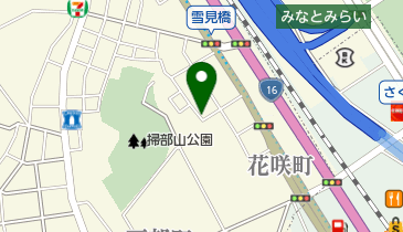 リパーク横浜花咲町4丁目の地図画像