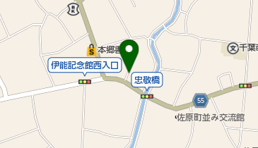 佐原忠敬橋の地図画像