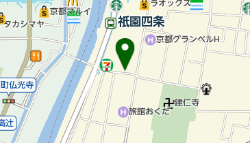 リパーク祇園団栗第2の地図画像