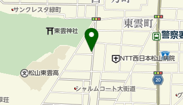 リパーク松山喜与町2丁目の地図画像