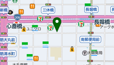 リパーク東心斎橋1丁目第2の地図画像