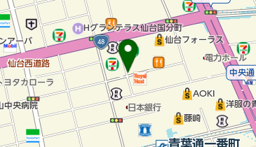 リパーク仙台一番町3丁目第2の地図画像