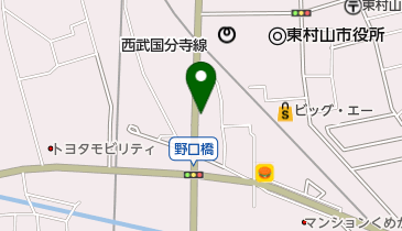 リパーク東村山本町1丁目の地図画像