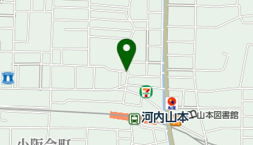 リパーク河内山本駅前第2の地図画像