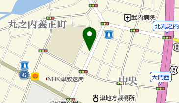リパーク津丸之内養正町の地図画像