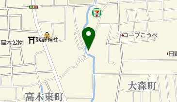 リパーク西宮大森町の地図画像