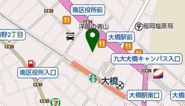 リパーク大橋駅前の地図画像