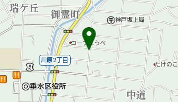 リパーク神戸川原3丁目の地図画像