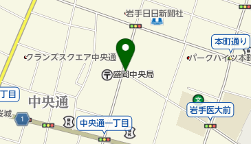 リパーク盛岡中央通1丁目第3の地図画像