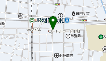 リパーク河内永和駅前第2の地図画像