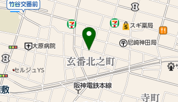 リパーク尼崎建家町第2の地図画像