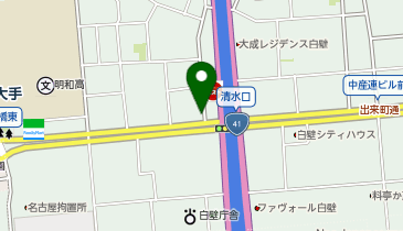 リパーク白壁2丁目の地図画像