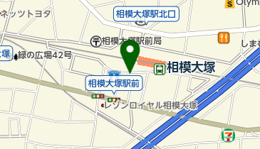 相模大塚駅南口の地図画像