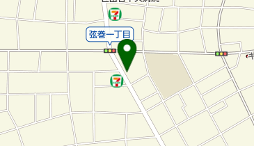 リパーク弦巻1丁目第6の地図画像