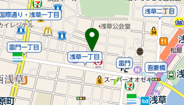 浅草1丁目第3の地図画像