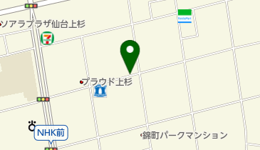 リパーク仙台上杉3丁目第2の地図画像