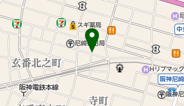 リパーク尼崎建家町第3の地図画像