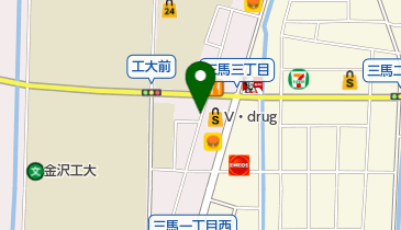 リパーク金沢工業大学前の地図画像