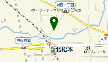 リパーク松本城西1丁目の地図画像