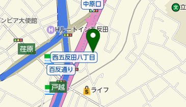リパーク西五反田8丁目第2の地図画像