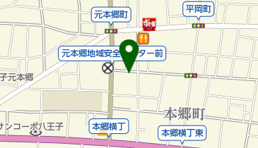 リパーク八王子本郷町の地図画像