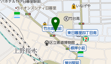 リパーク東日暮里5丁目第8の地図画像